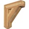 Ekena Millwork Traditional Craftsman Rough Sawn Bracket, Western Red Cedar, 6"W x 26"D x 26"H BKT06X26X26TRA04RWR - alternate 1